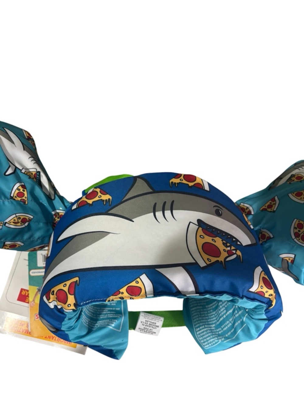 Kids Blue Shark Pizza Swim Arm Floaties